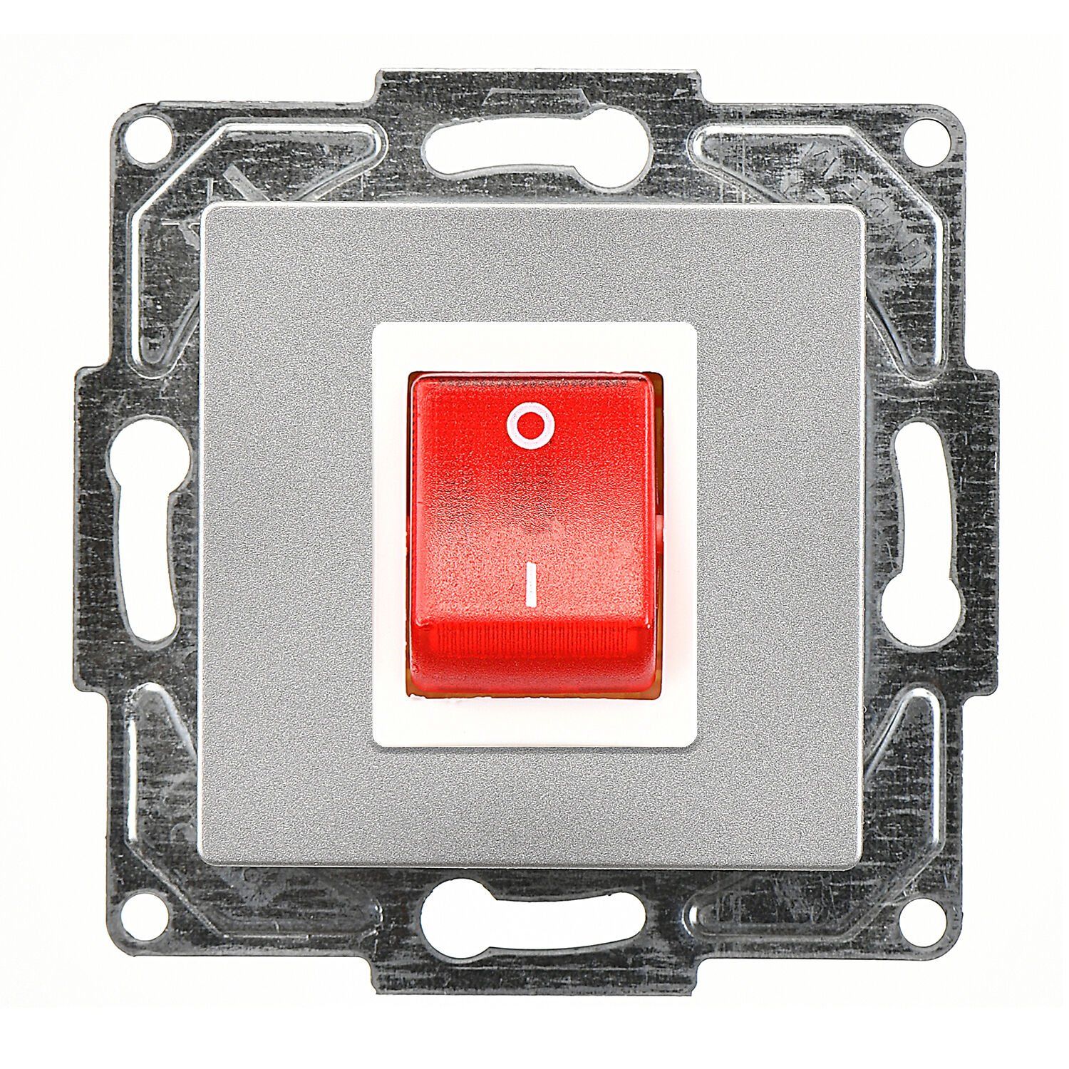 Günsan Eqona Gümüş Vidalı Boiler Anahtar - 10AX 250V