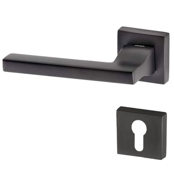 DOĞANLAR TURKUAZ ANTRASİT ROZETLİ KAPI KOLU ROZETLİ YALE SOL (ADET)