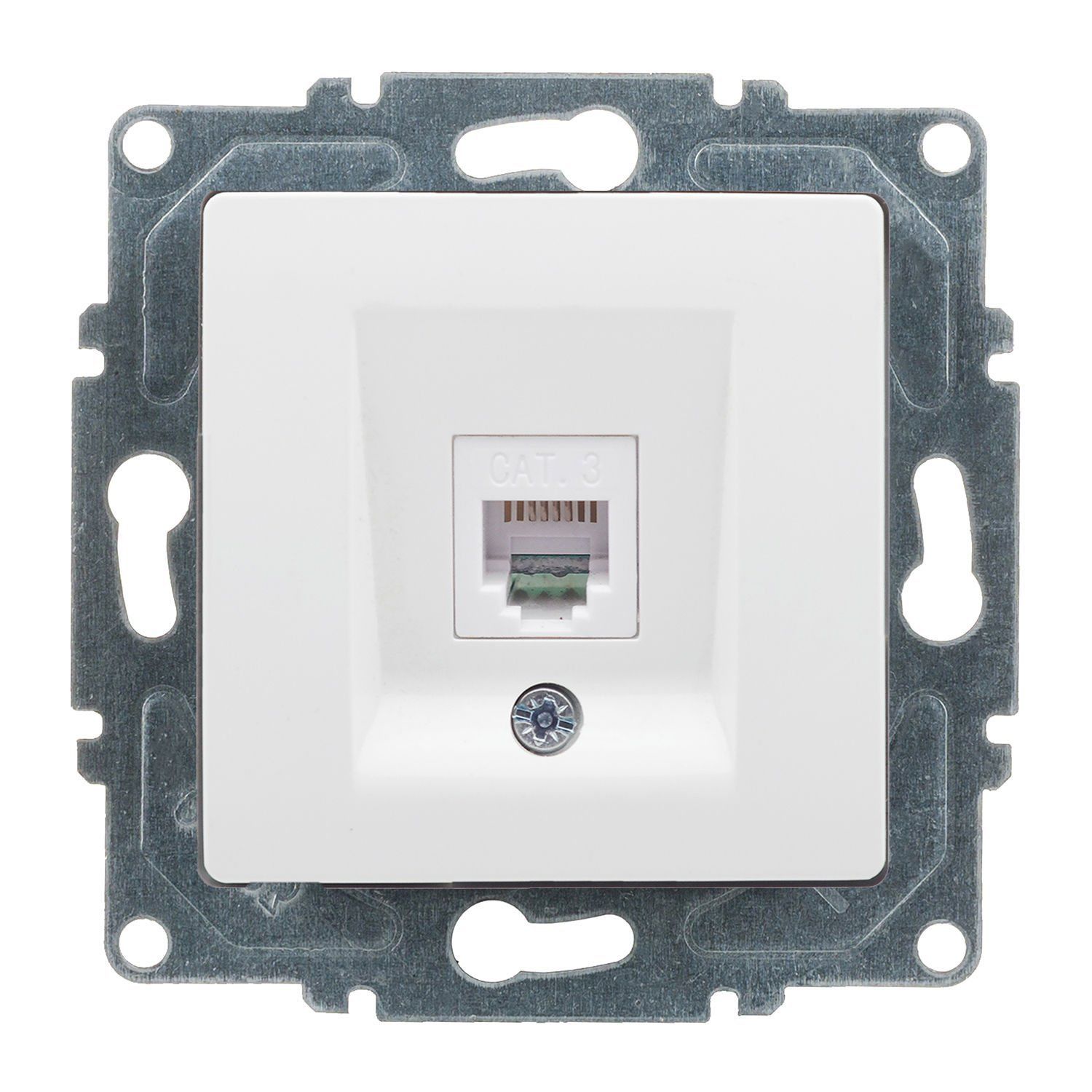 Günsan Visage Nümeris Telefon Prizi (Cat3) Beyaz