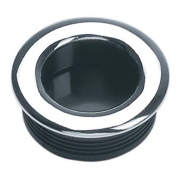 Yuvarlak Gömme Kulp Beyaz Çap 35