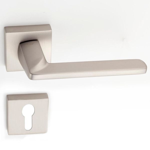 Doğanlar Radya Süper Saten Rozetli Yale Kapı Kolu Sağ