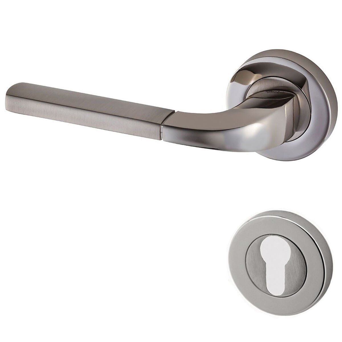 Doğanlar Berat Saten Nikel Rozetli Kapı Kolu Rozetli Yale Sol (adet)