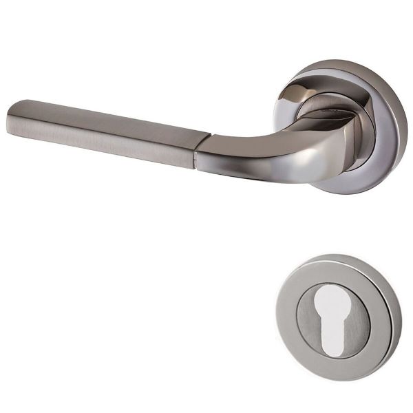 Doğanlar Berat Saten Nikel Rozetli Kapı Kolu Rozetli Yale Sol (adet)