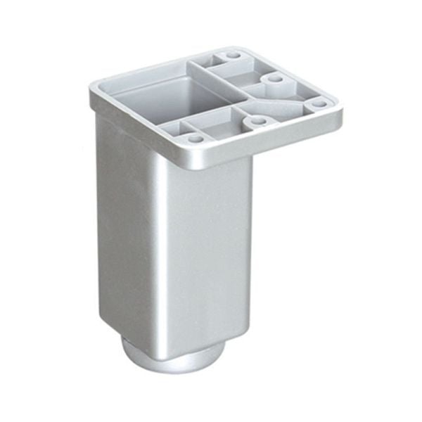 Eroğlu 42x42 Plastik Yuvarlak Ayak Matkrom Krom 10 Cm