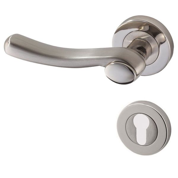 Doğanlar Dilara Saten Nikel Kapı Kolu Rozetli Yale Sol (ADET)