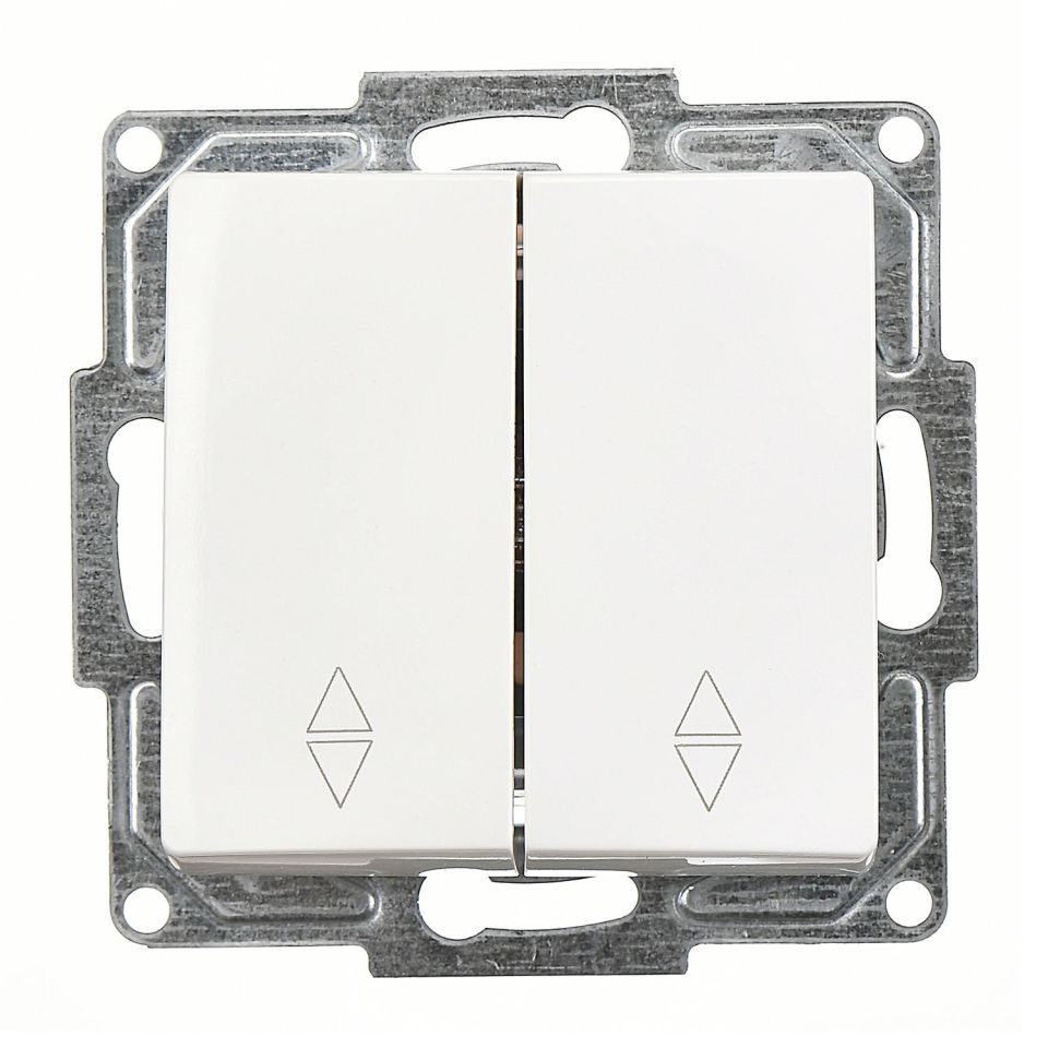 Günsan Visage Beyaz Vidalı Komütatör Vavien Anahtar - 10AX 250V