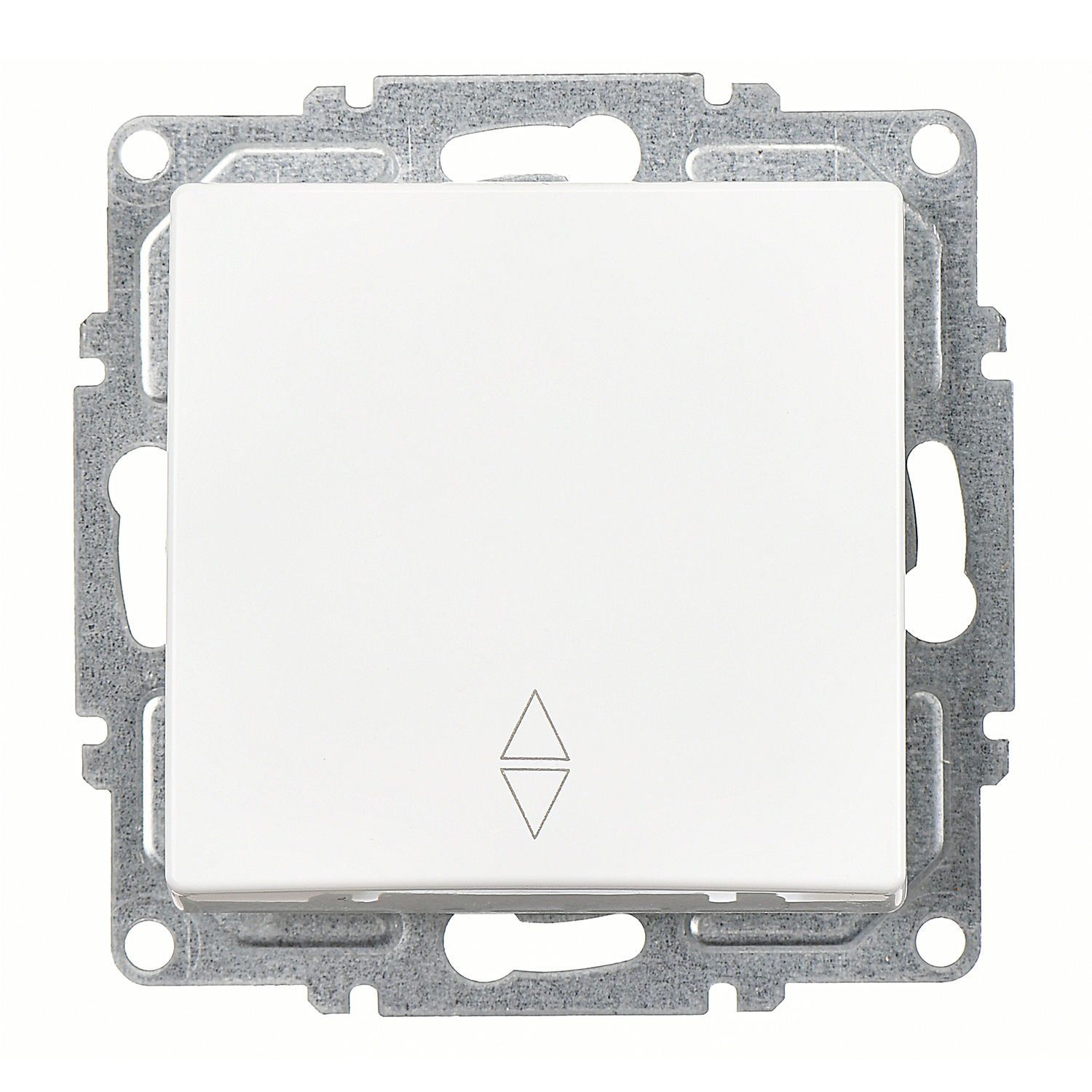 Günsan Visage Beyaz Vidalı Vavien Anahtar - 10AX 250V