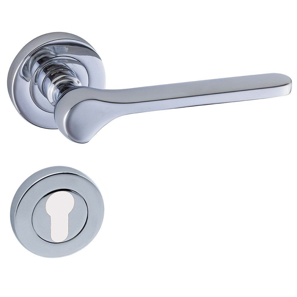 Doğanlar Anka Saten Rozetli Kapı Kolu Rozetli Yale Sağ (ADET)