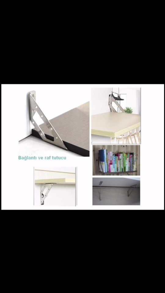 DERECELİ KÖŞE BAĞLANTI BÜYÜK BOYALI SİYAH (5 ADET )