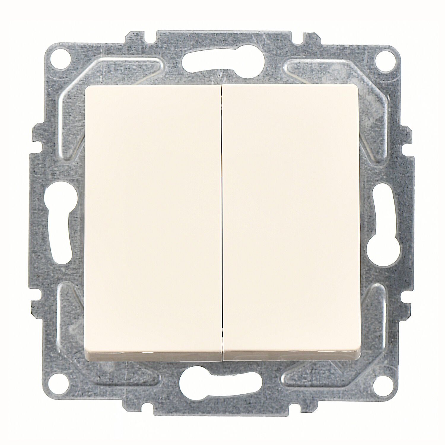 Günsan Eqona Krem Klipsli Komütatör 10AX 250V