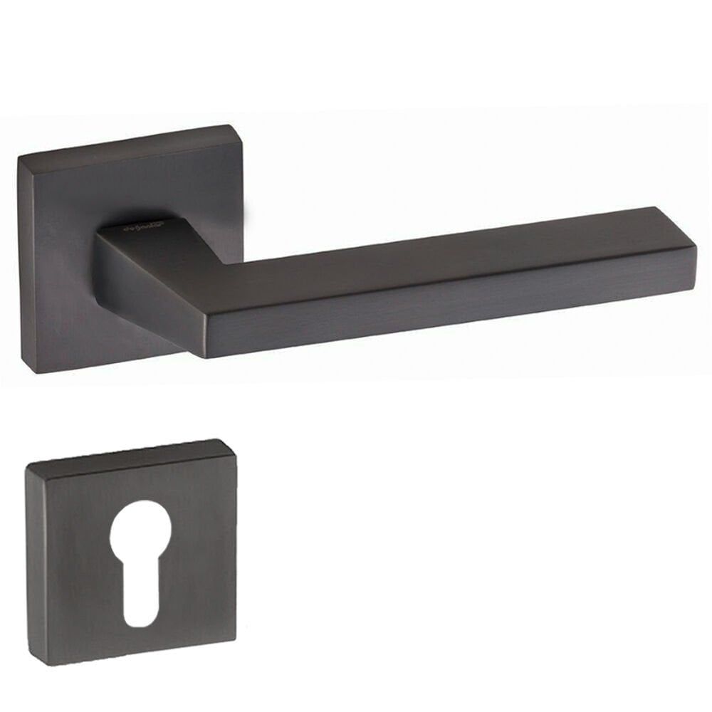 DOĞANLAR PARMA ANTRASİT ROZETLİ YALE KAPI KOLU SAĞ