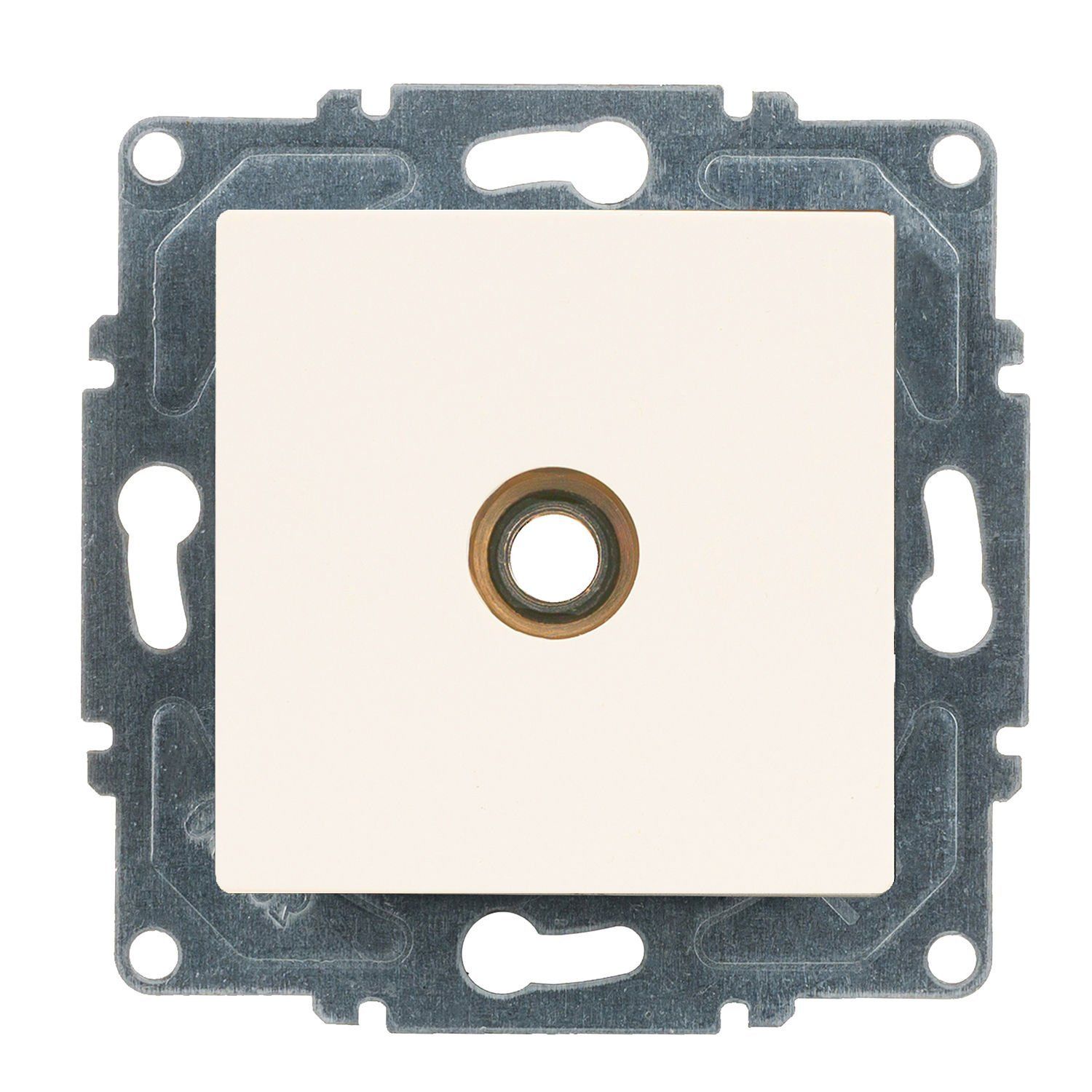 Günsan Eqona Krem Vidalı Mikrofon Prizi