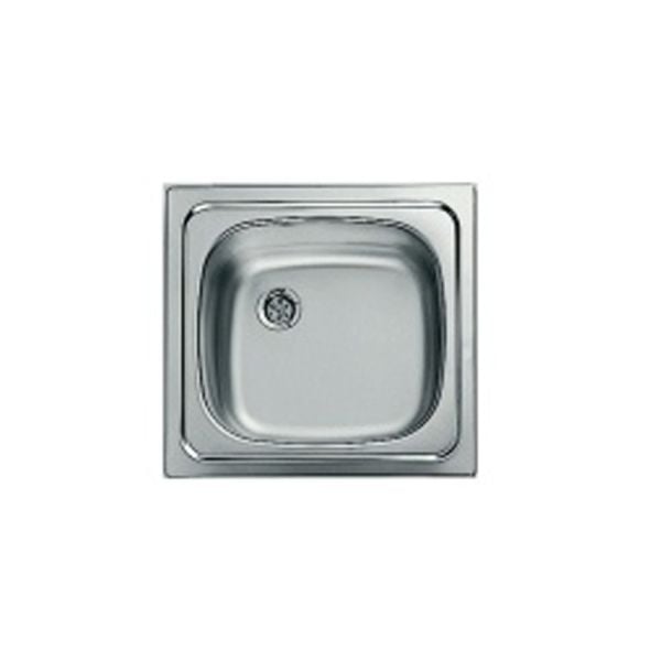 E50 1b 46,5x44 Paslanmaz Çelik Evye Sol Batarya Çıkışlı