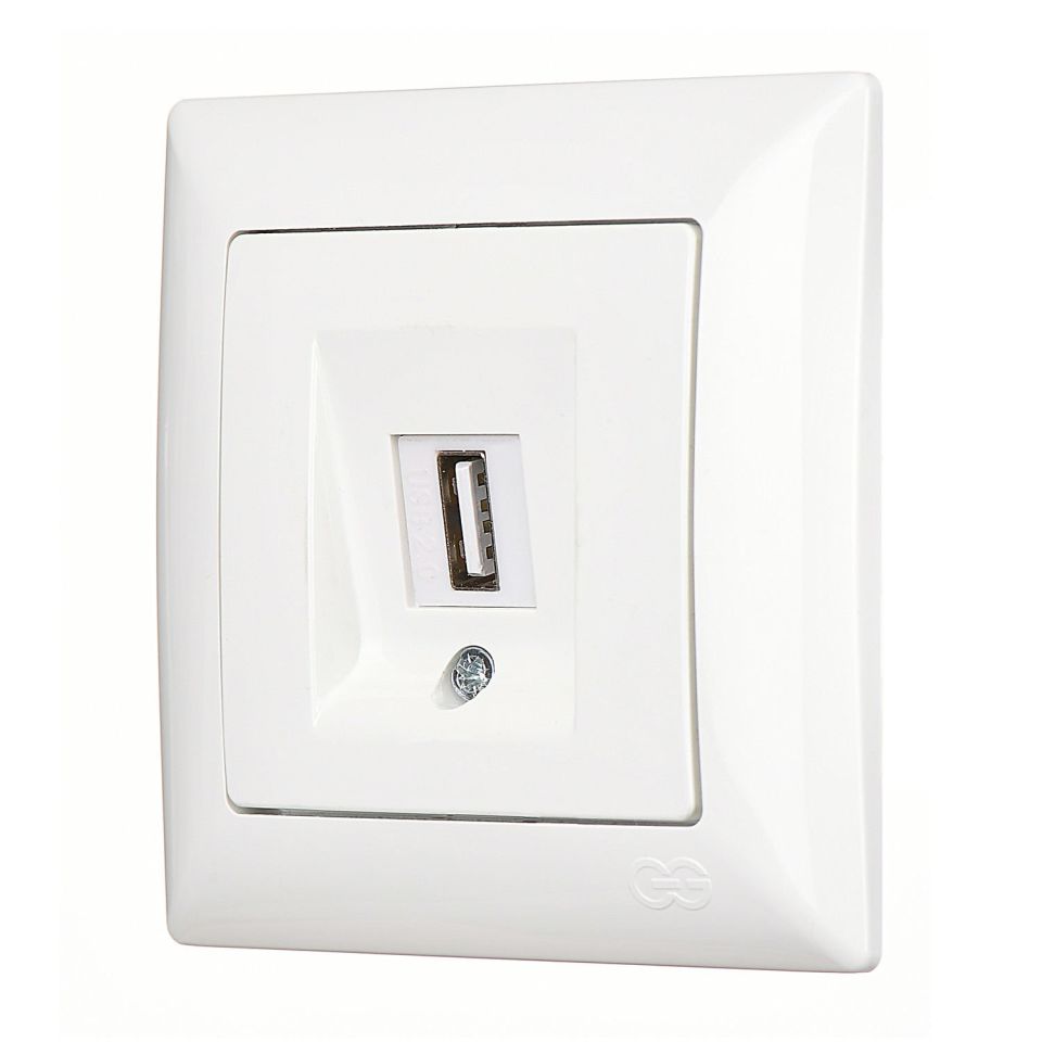 Günsan Visage USB Data Prizi Beyaz