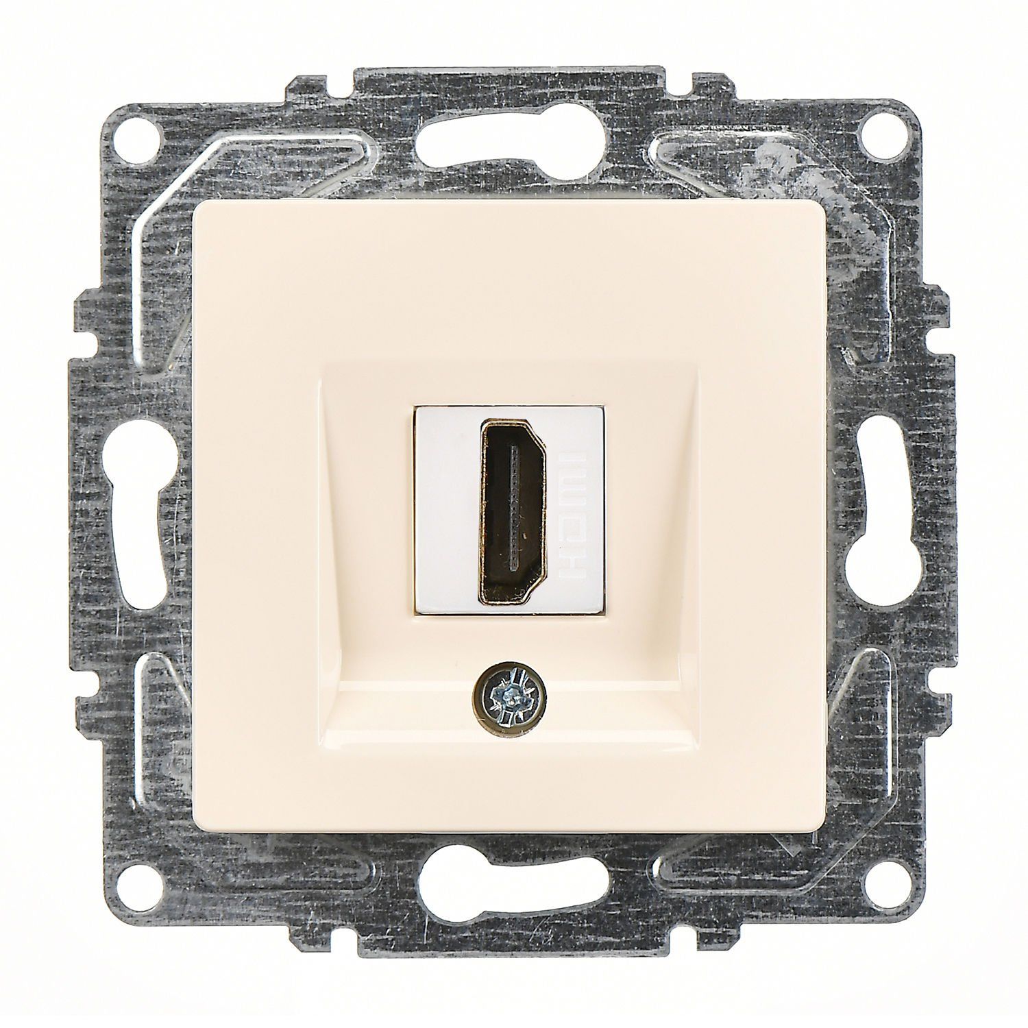 Günsan Eqona Krem Vidalı HDMI Prizi