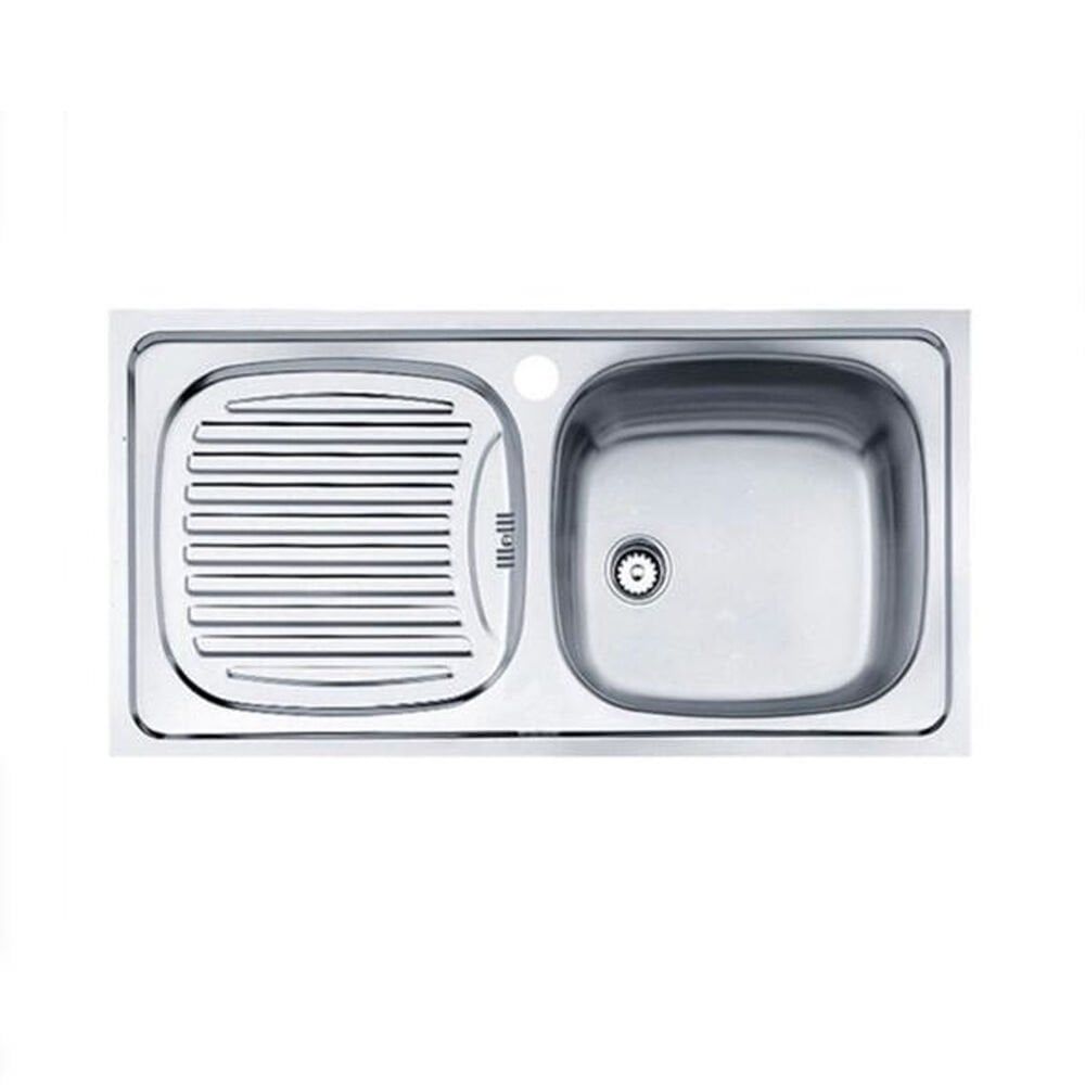 Ebm 45 Sol Paslanmaz Çelik Tek Hazneli Evye 40132022 (PA350N1202)