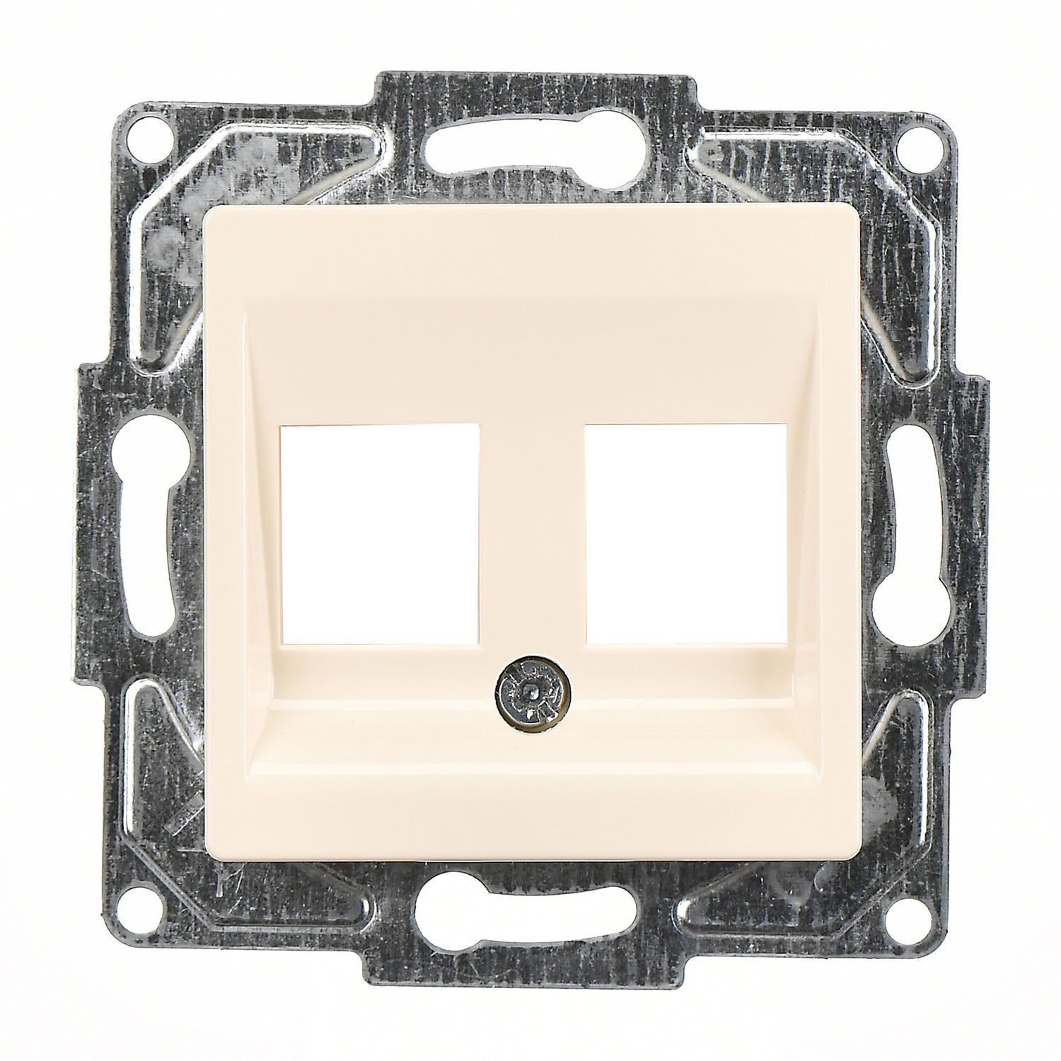 Günsan Eqona Krem Vidalı İkili Data Priz - Jaksız