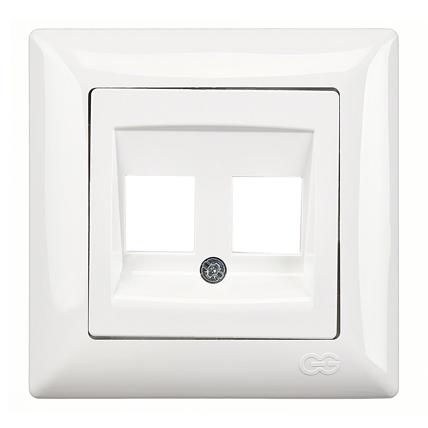 Günsan Visage İkili Data Prizi (Jaksız) Beyaz