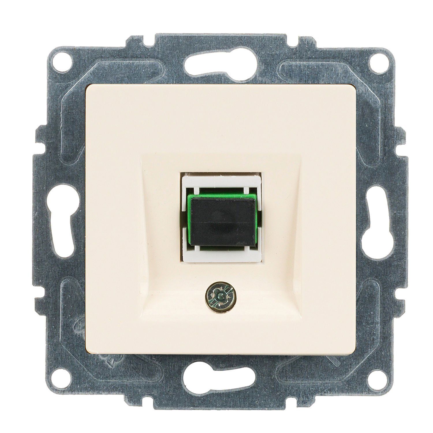 Günsan Eqona Krem Vidalı Fiber Optik Data Prizi