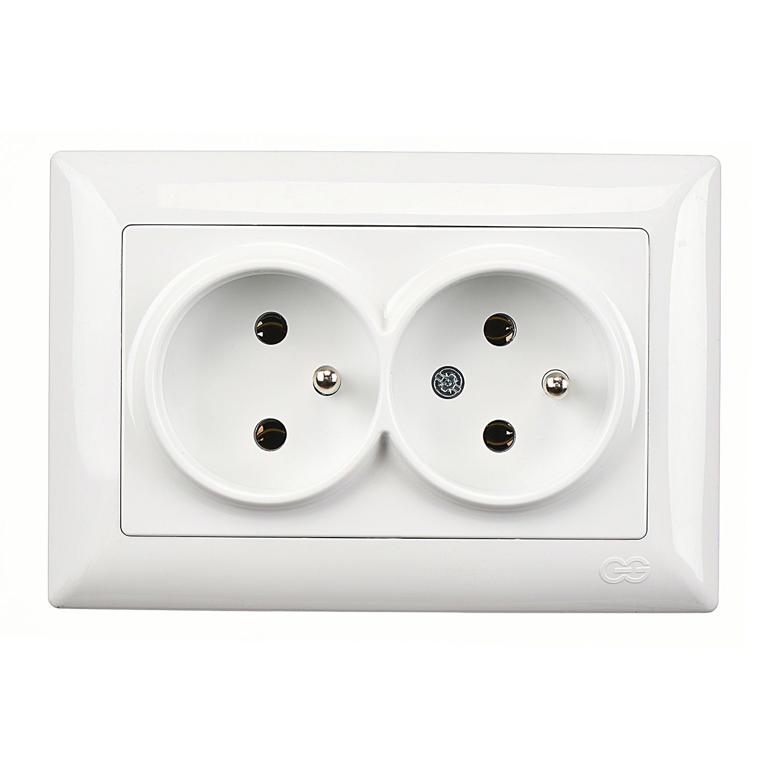 Günsan Visage İkili UPS Priz Beyaz
