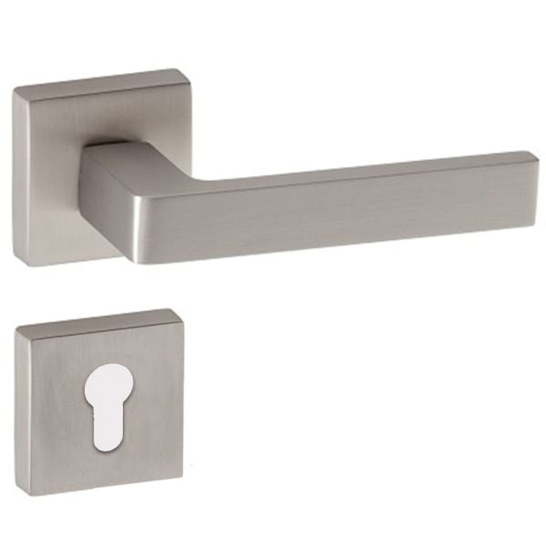 Doğanlar Karma Süper Saten Rozetli Kapı Kolu Rozetli Yale Sağ (ADET)