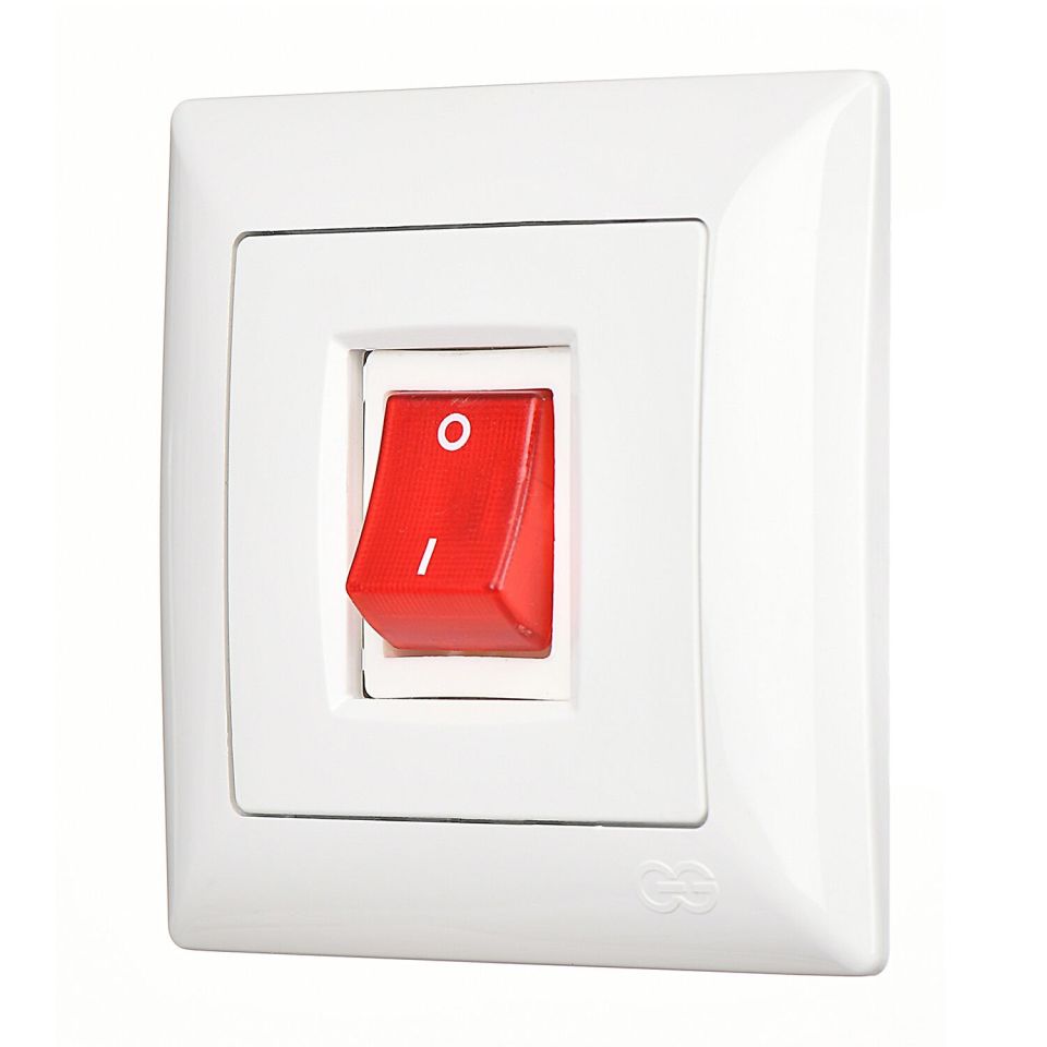 Günsan Visage Boiler Anahtar Beyaz