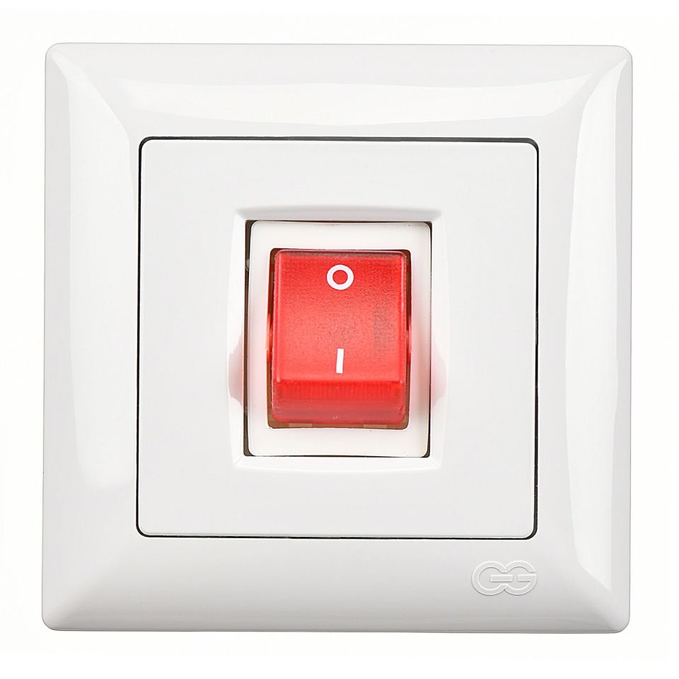 Günsan Visage Boiler Anahtar Beyaz