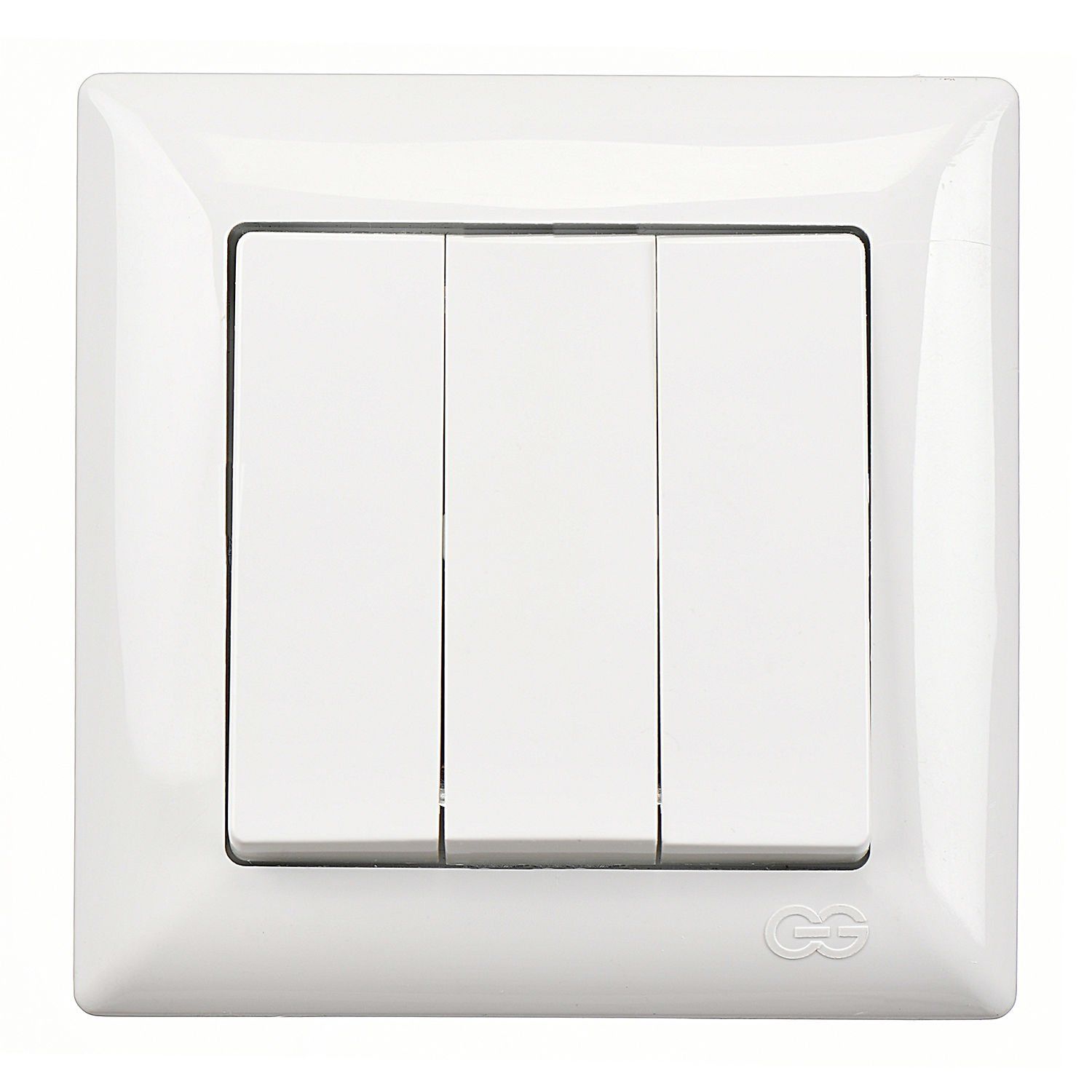 Günsan Visage Üçlü Anahtar Beyaz