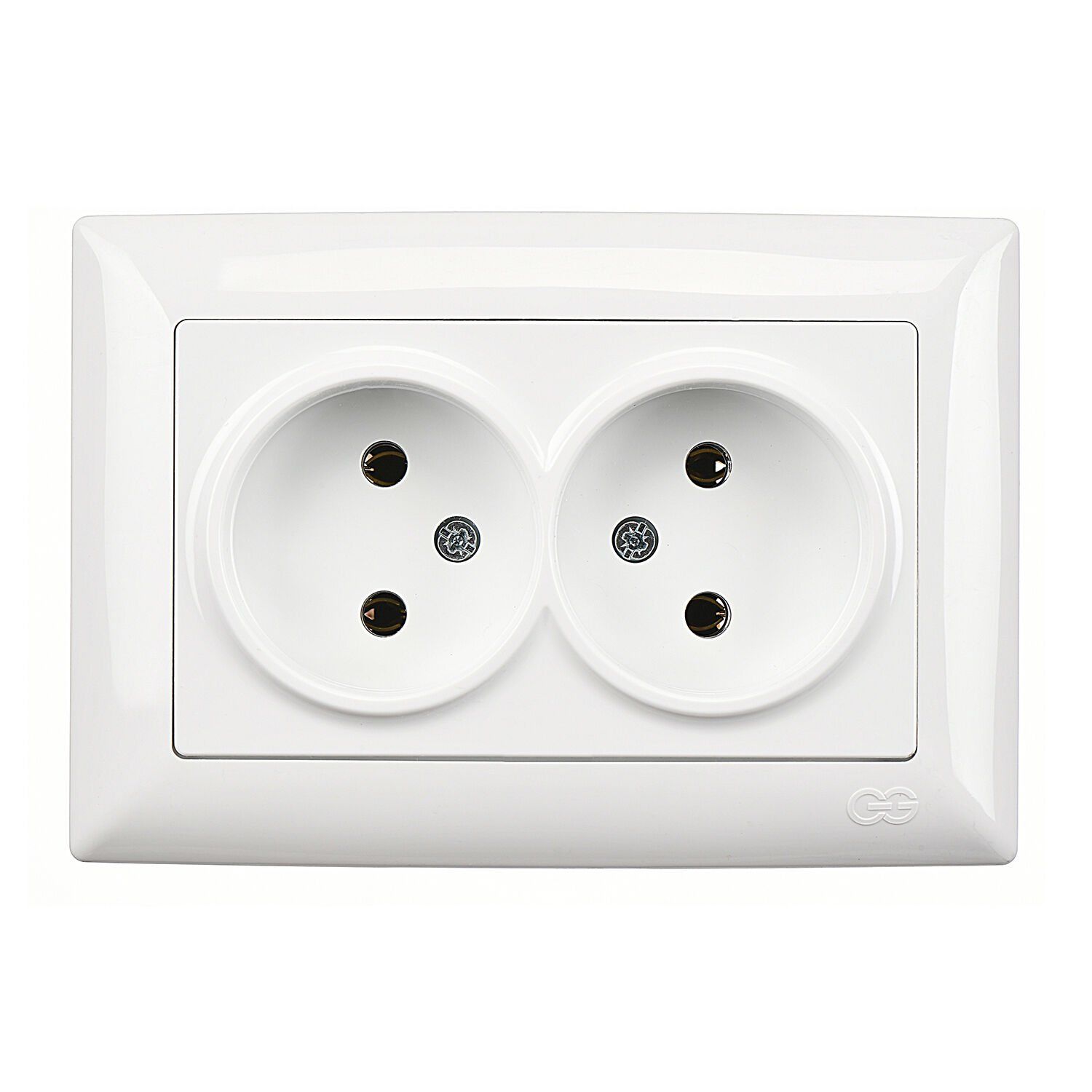 Günsan Visage İkili Priz Beyaz