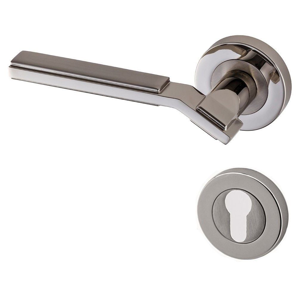 Doğanlar Asos Saten Nikel Rozetli Kapı Kolu Rozetli Yale Sol (ADET)