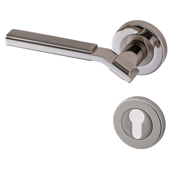 Doğanlar Asos Saten Nikel Rozetli Kapı Kolu Rozetli Yale Sol (ADET)