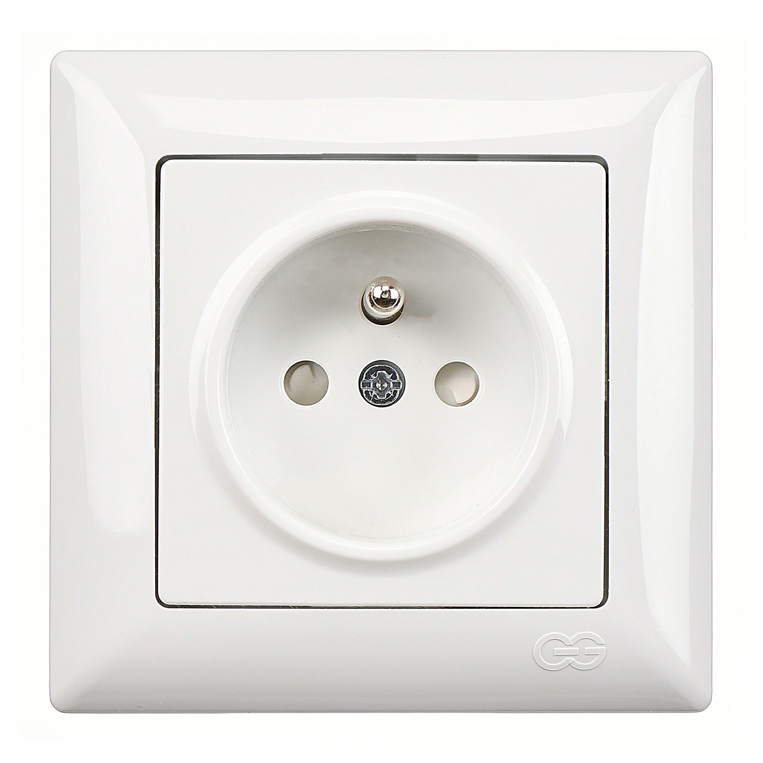 Günsan Visage Çocuk Korumalı UPS Priz Beyaz