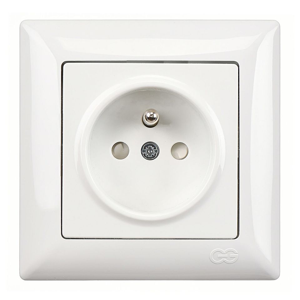 Günsan Visage Çocuk Korumalı UPS Priz Beyaz