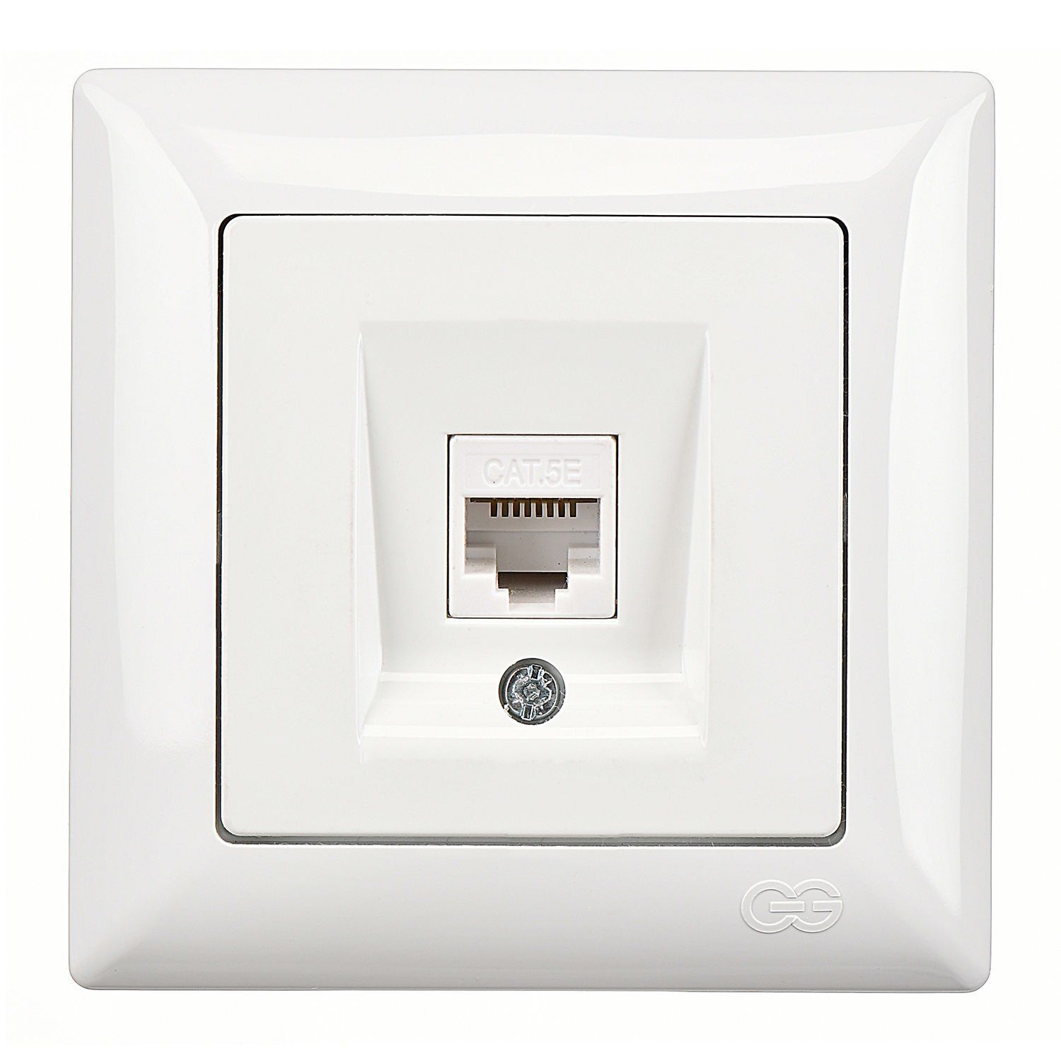 Günsan Visage Tekli Data Prizi (RJ45 Cat5E) Beyaz