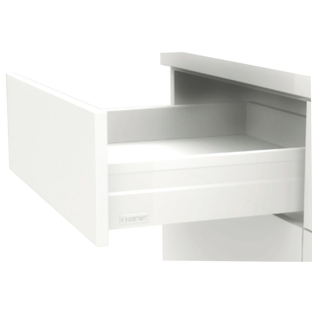 Alphabox 40 Cm Frenli Yanaklı Ray Gri 18 Mm