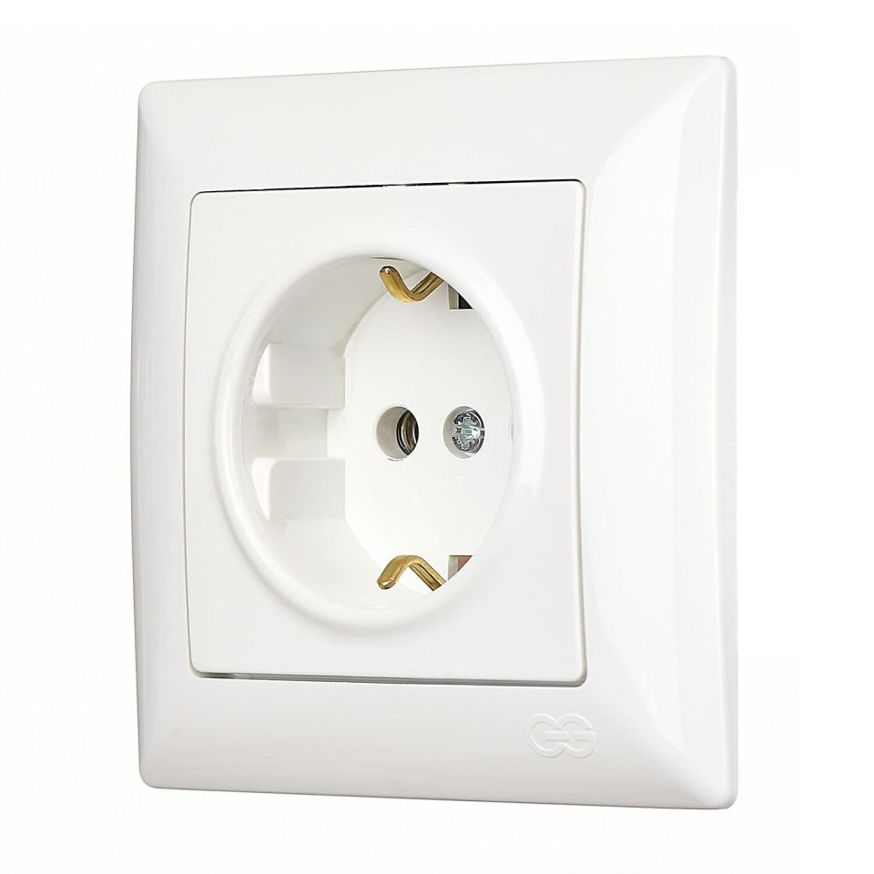 Günsan Visage Topraklı Priz Beyaz