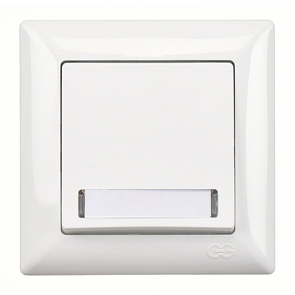 Günsan Visage Işıklı Etiketli Zil Butonu 12V Beyaz