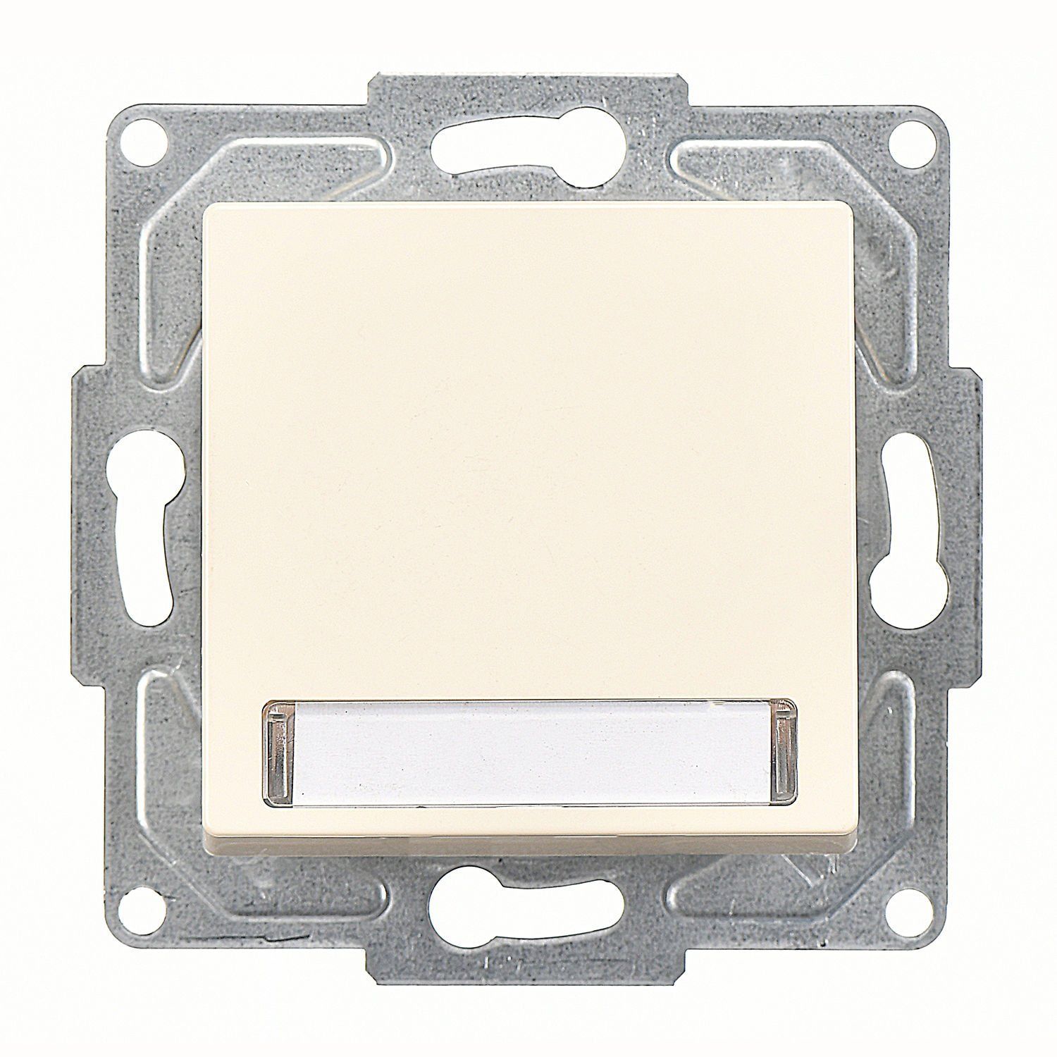 Günsan Eqona Krem Vidalı Eqona Işıklı Etiketli Zil Butonu 12V