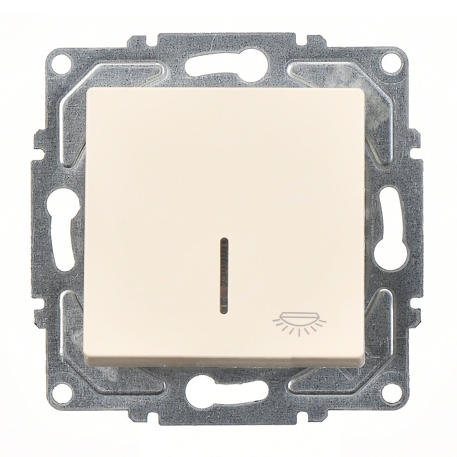 Günsan Eqona Krem Vidalı Eqona Işıklı Liht Anahtar