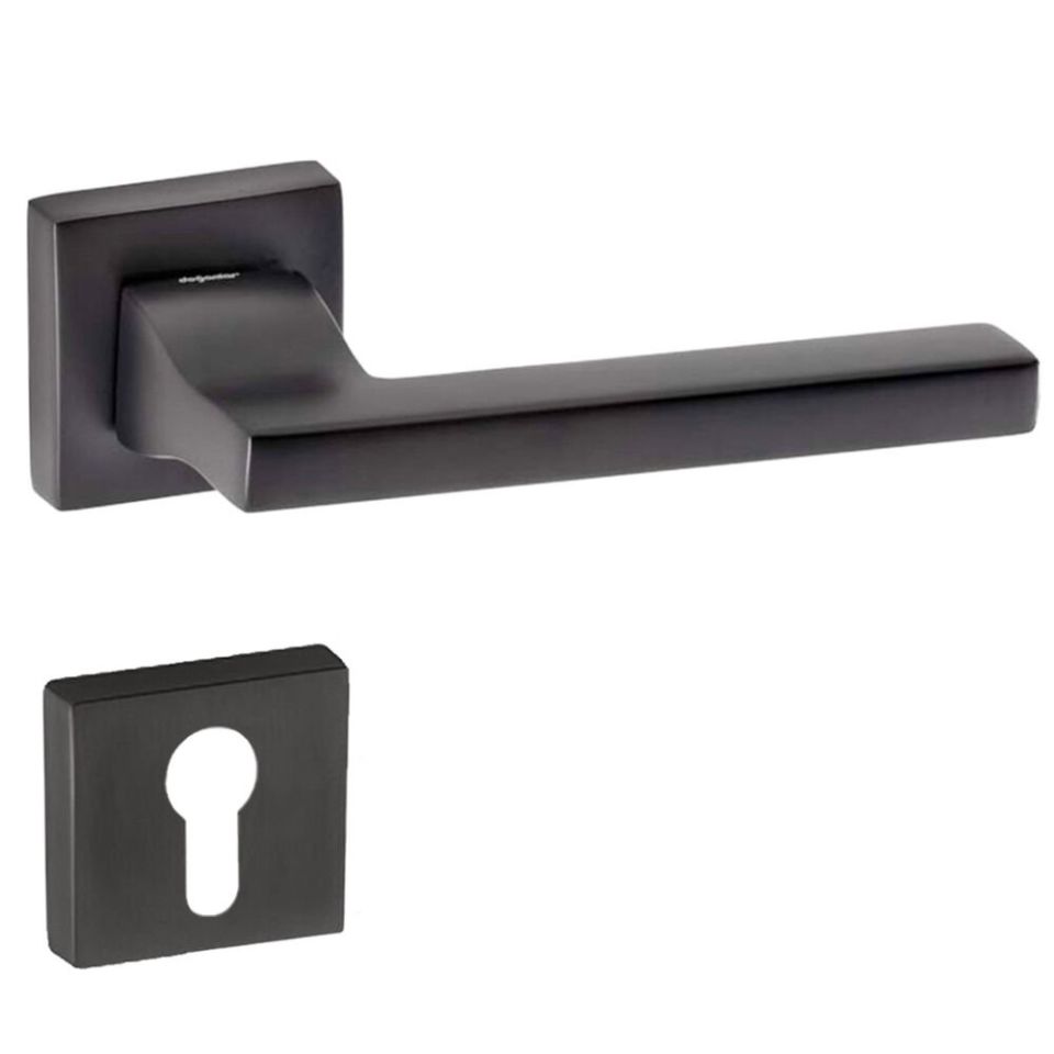 DOĞANLAR TURKUAZ ANTRASİT ROZETLİ KAPI KOLU TAKIM