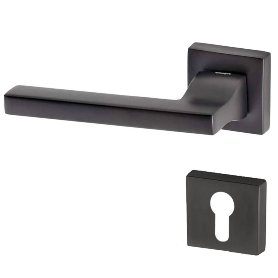 DOĞANLAR TURKUAZ ANTRASİT ROZETLİ KAPI KOLU TAKIM