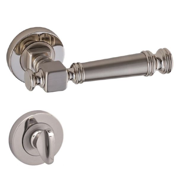 DOĞANLAR KONSEPT DRAGON SATEN NİKEL ROZETLİ KAPI KOLU TAKIM