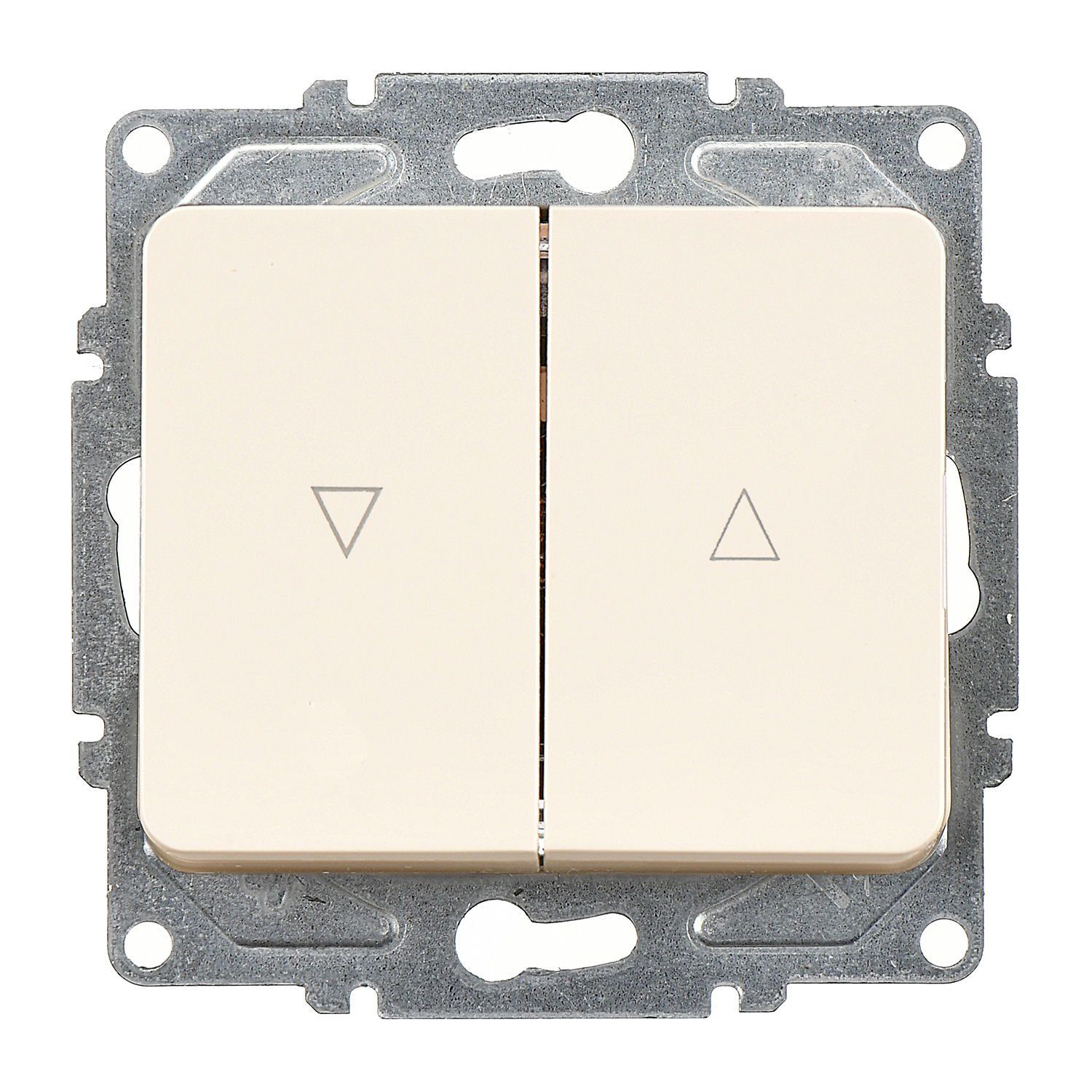 Günsan Fantasy Jaluzi Kumanda Anahtarı (İki Düğmeli) (klipsli) Krem