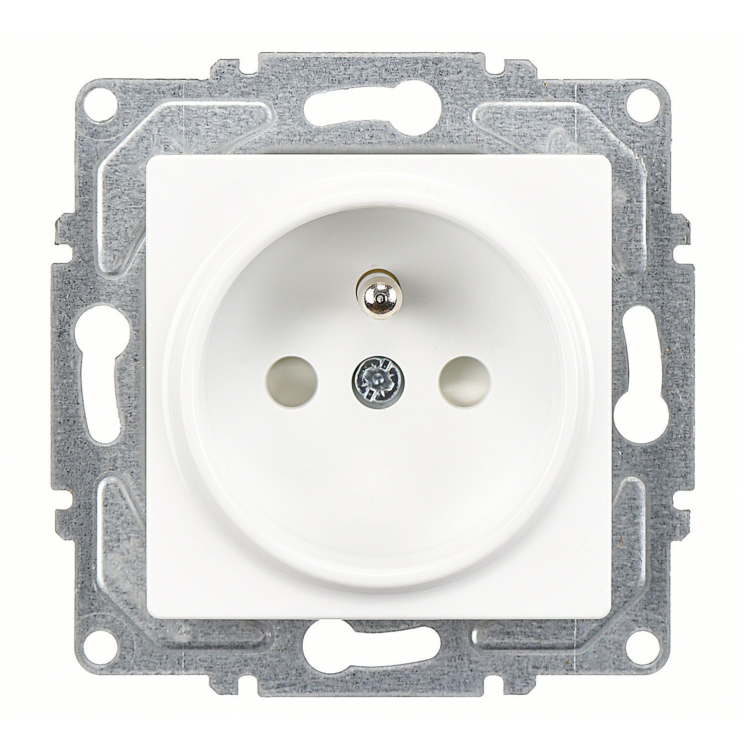 Günsan Eqona Beyaz Çocuk Korumalı UPS Priz- 16A 250V - Klipsli