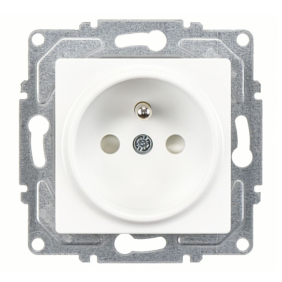 Günsan Eqona Beyaz Çocuk Korumalı UPS Priz- 16A 250V - Klipsli