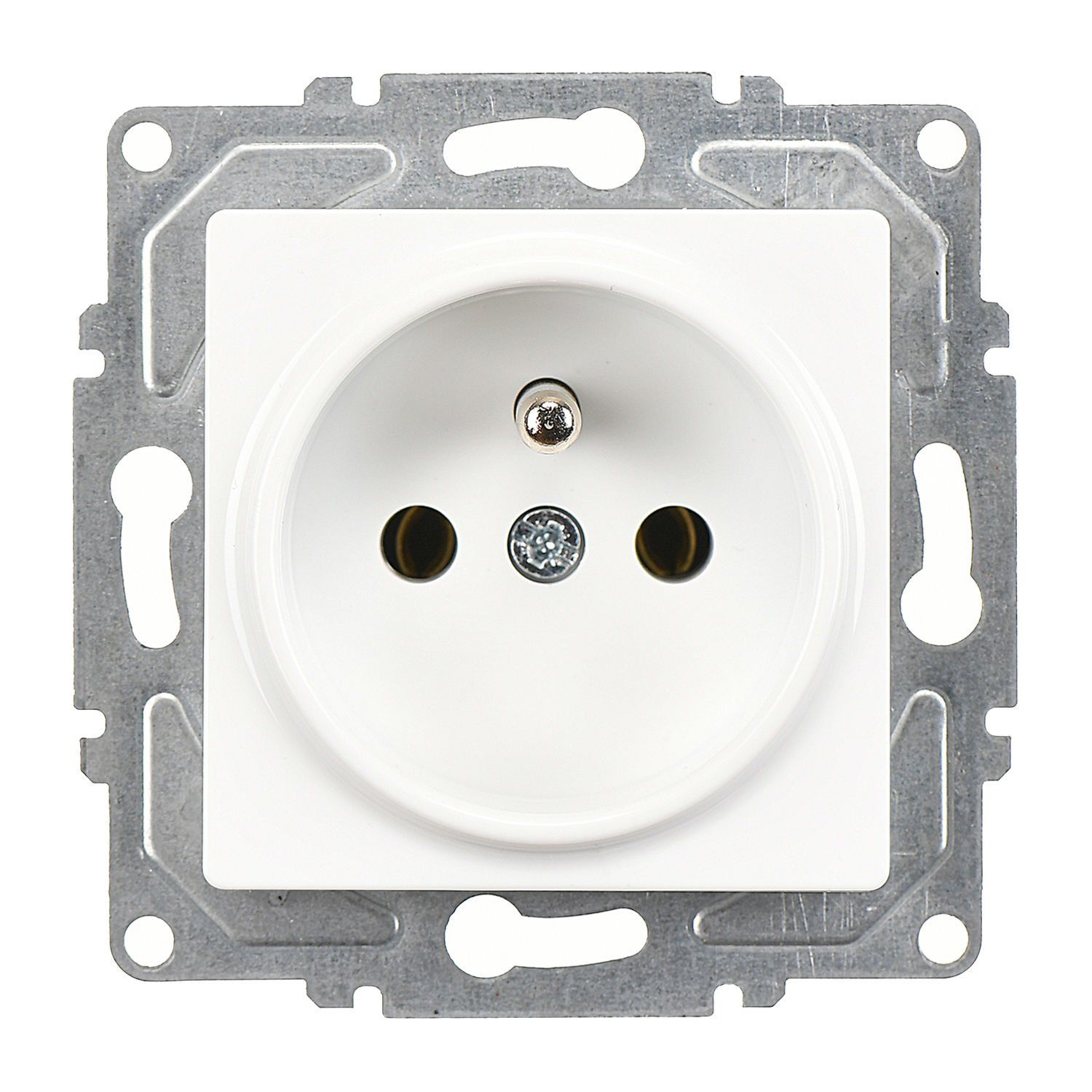 Günsan Eqona Beyaz UPS Priz - 16A 250V - Klipsli