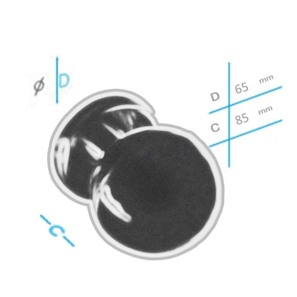 486 Serisi Kapı Tokmağı Siyah