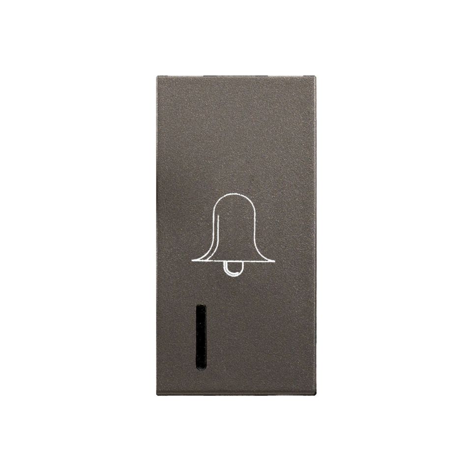 Günsan Domino Kapak Işıklı Zil Butonu 1M Mocha