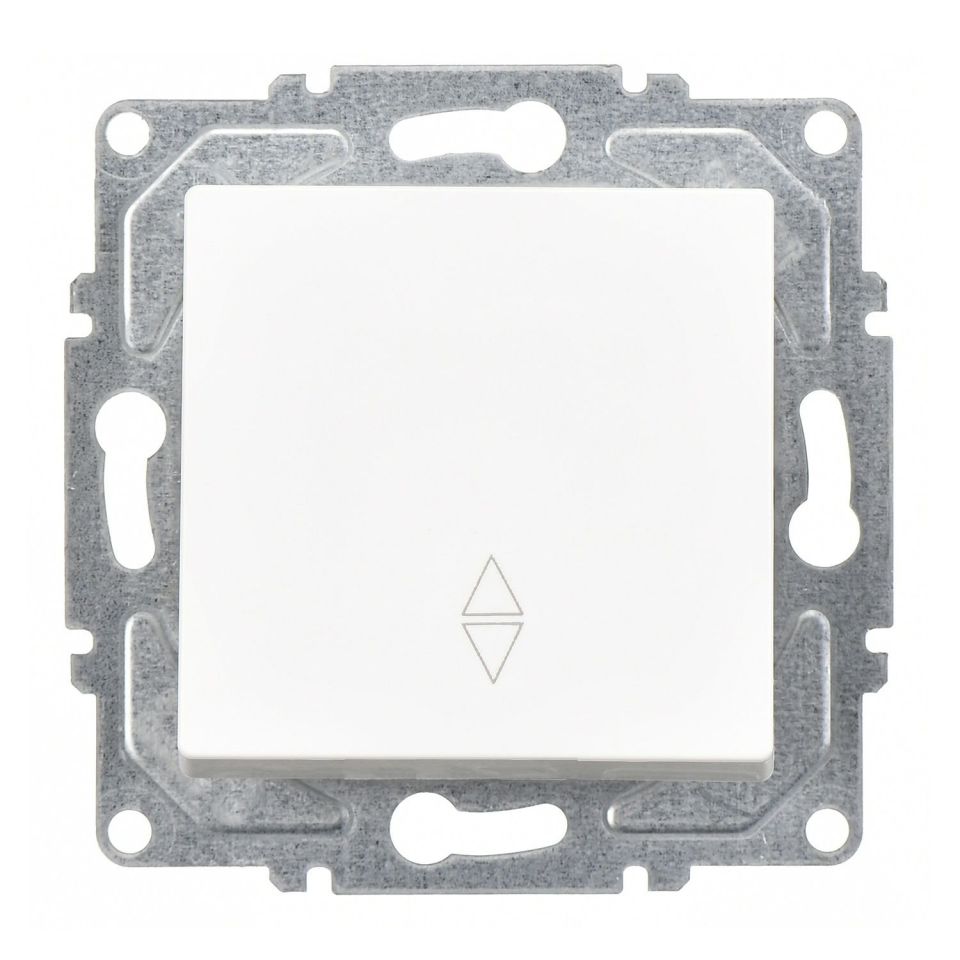 Günsan Eqona Beyaz Klipsli Vavien Anahtar - 10AX 250V