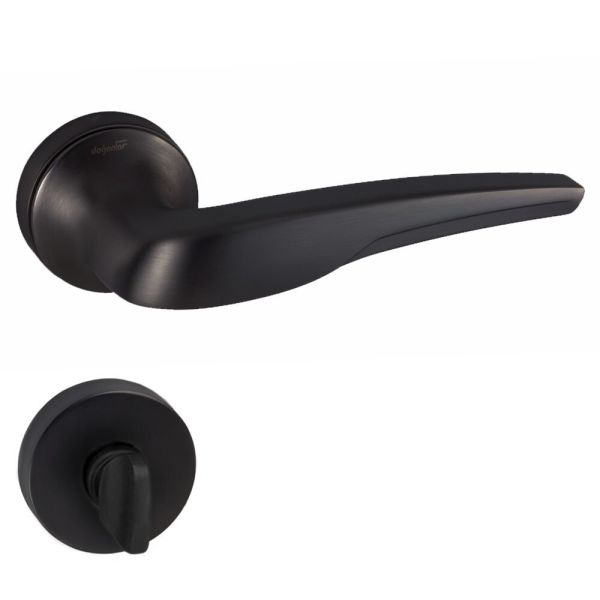 DOĞANLAR SONİC MAT SİYAH ROZETLİ KAPI KOLU TAKIM